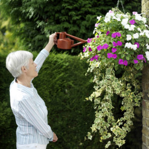 elderly gardening